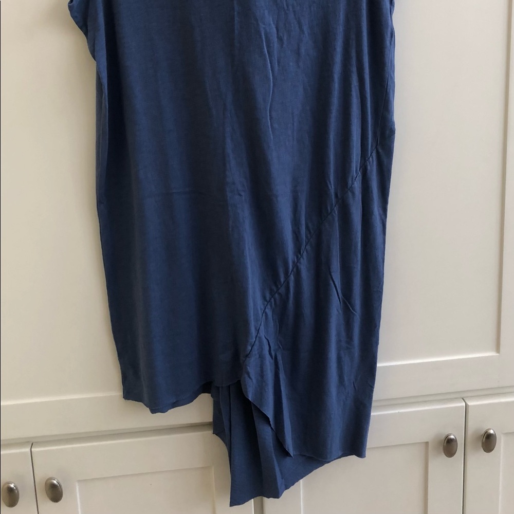 Women’s 100% Cotton Side Drape T-shirt Dress